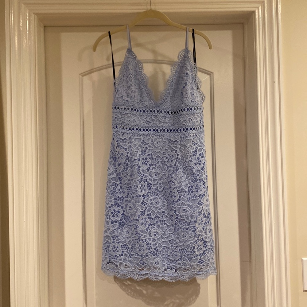 *NWT* FOREVER 21 Baby Blue Cutout Dress Size Medium
